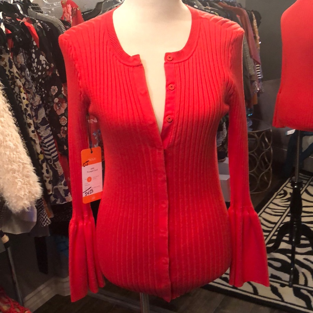Trumpet cardi